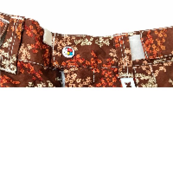 SPECIAL BLEND Snowboard Pants Brown Floral Women's - Picture 6 of 11